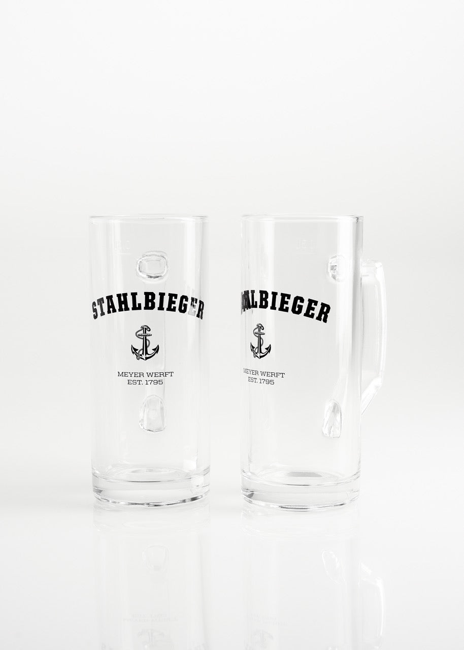 Bierkrug Stahlbieger