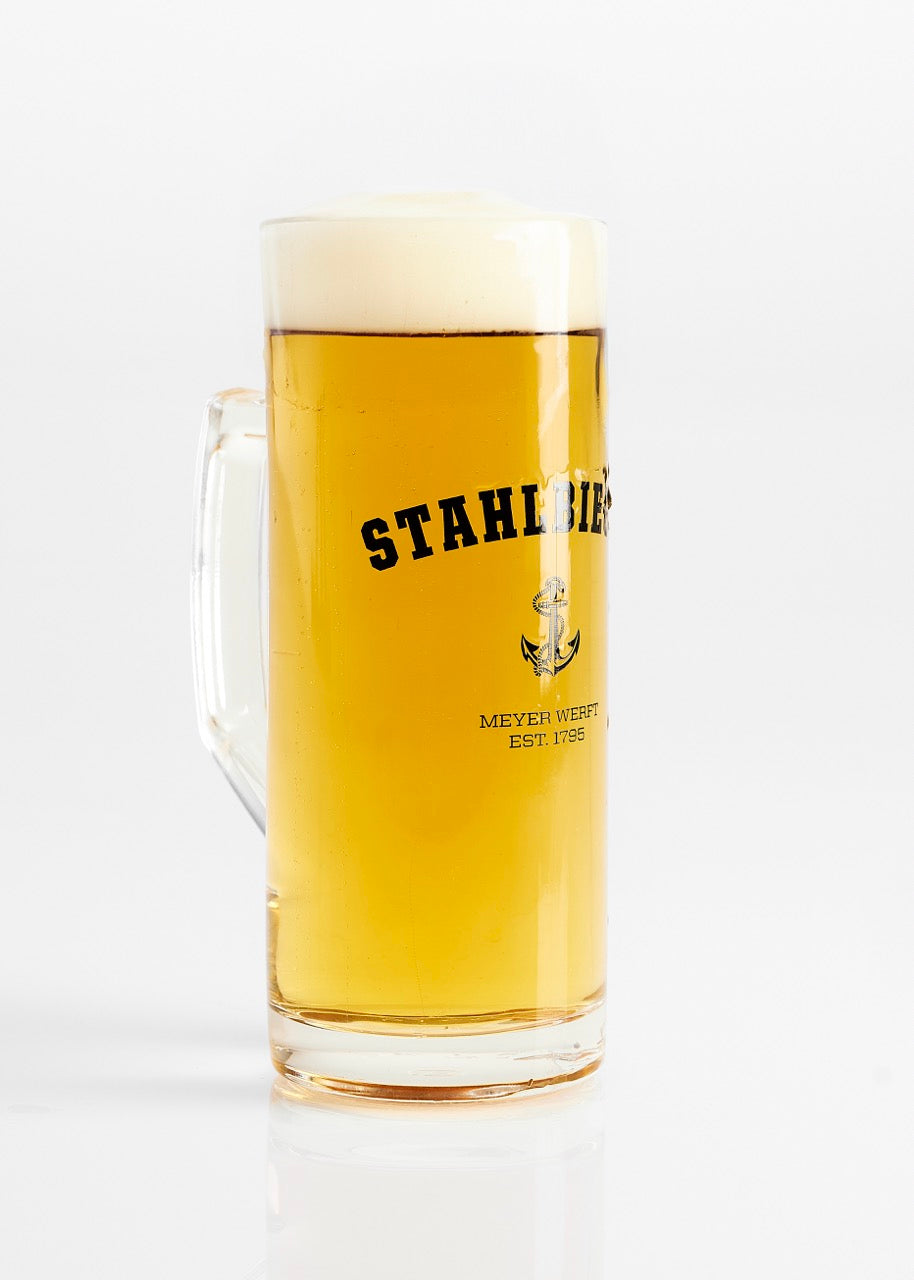 Bierkrug Stahlbieger