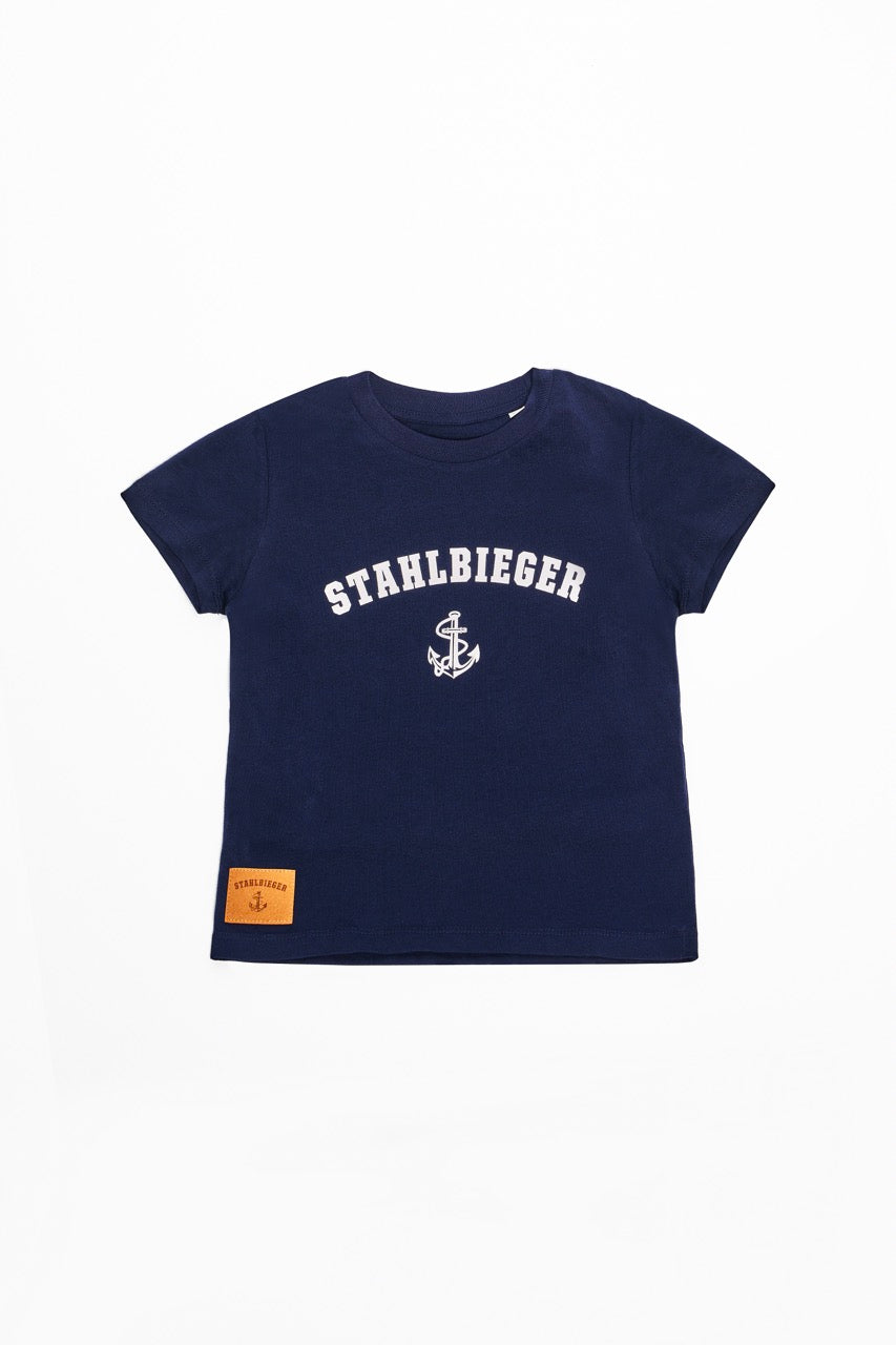 Kinder T-Shirt Stahlbieger - Navy