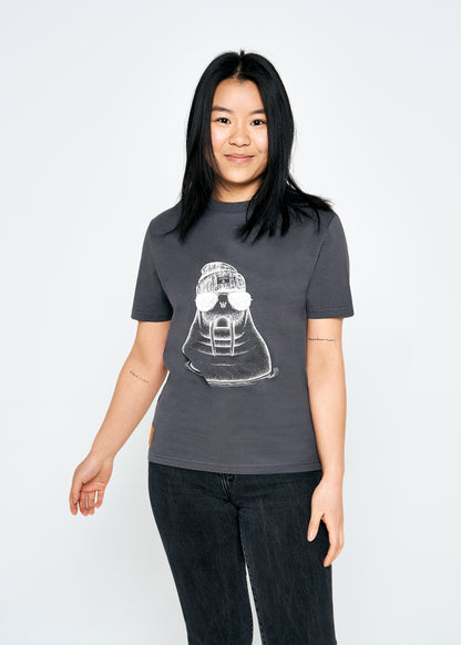 T-Shirt Unisex Walross - Anthrazit