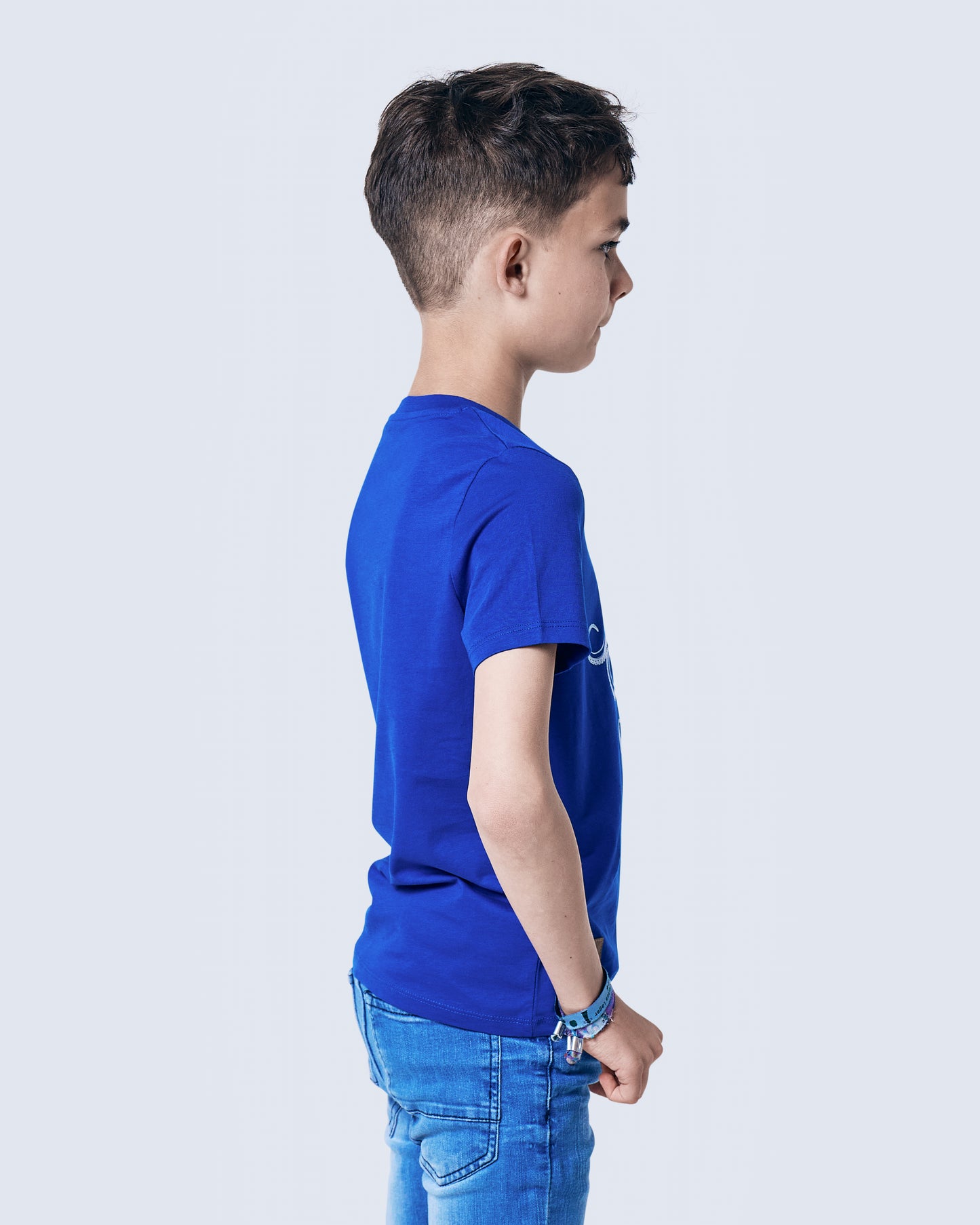 T-Shirt Kids Krake - royalblau
