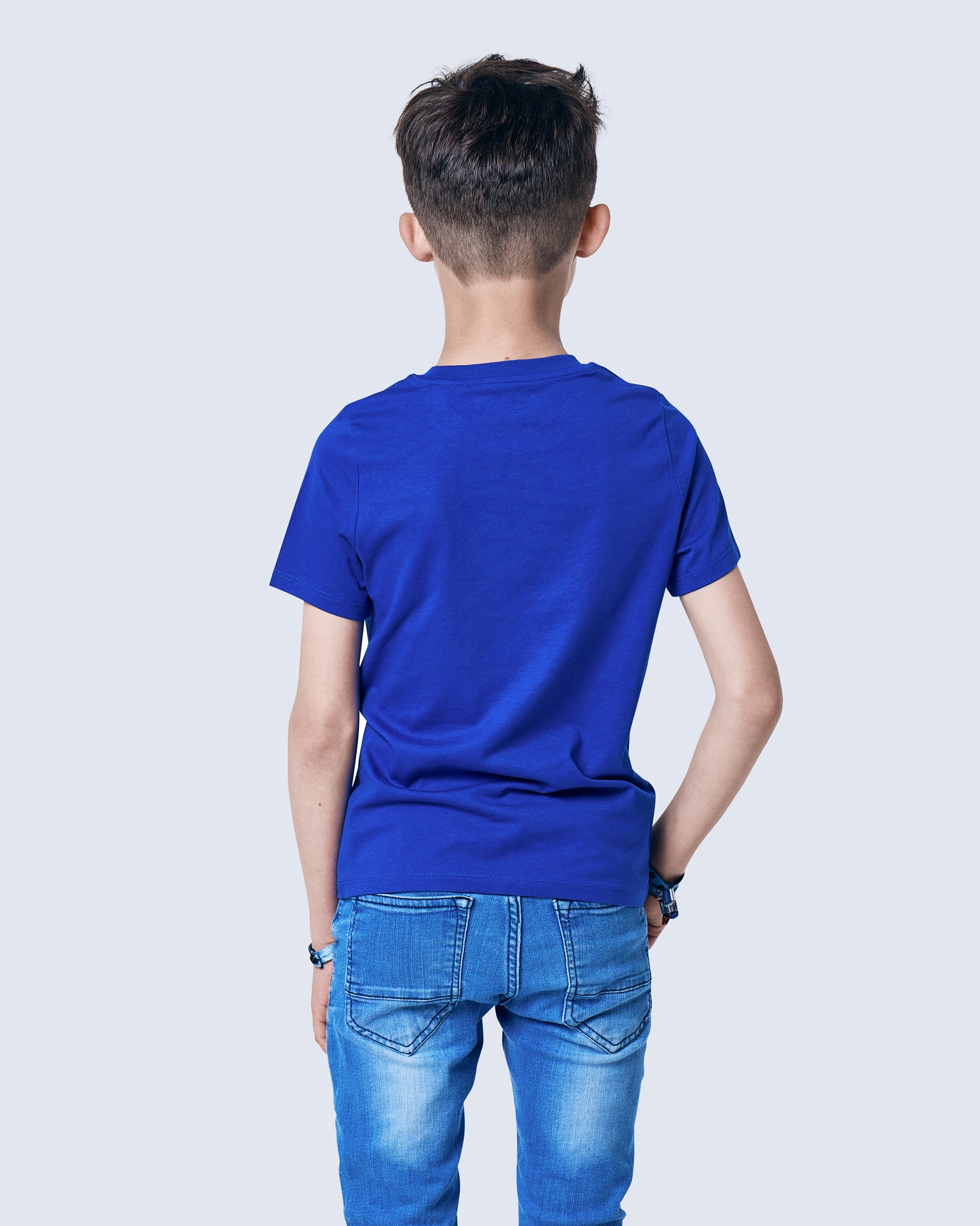 T-Shirt Kids Krake - royalblau