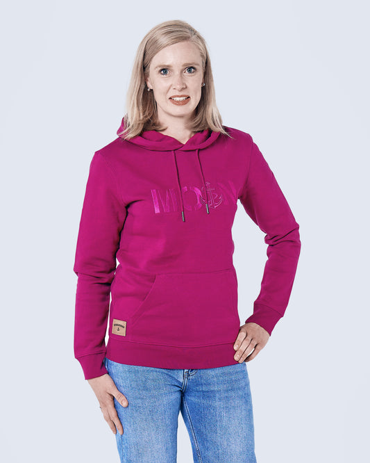 Hoodie unisex Moin - magenta